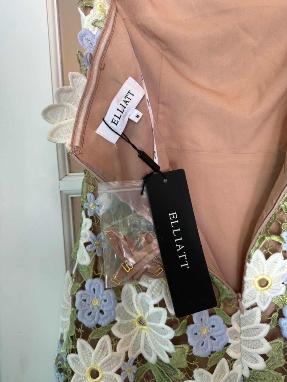 NWT Elliatt Floral Fringe Cocktail Dress - Picture 7 of 7